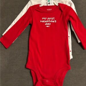Carter's 
Red Valentine's Day Bodysuit